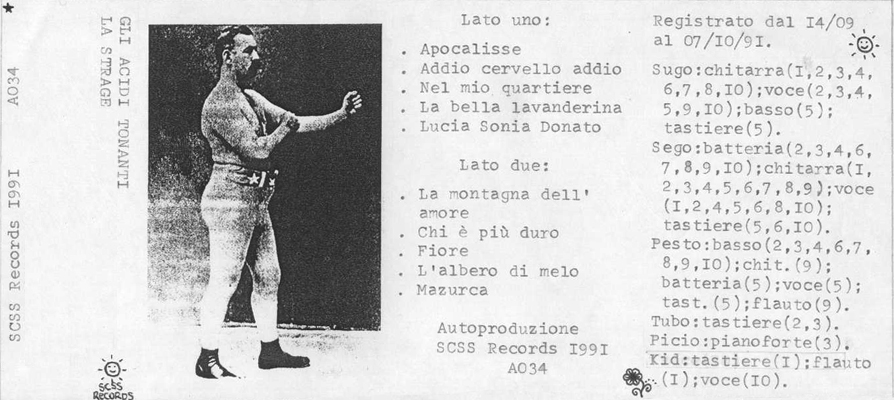 a034 gli acidi tonanti: la strage 1991 a034 gli acidi tonanti: la strage 1991